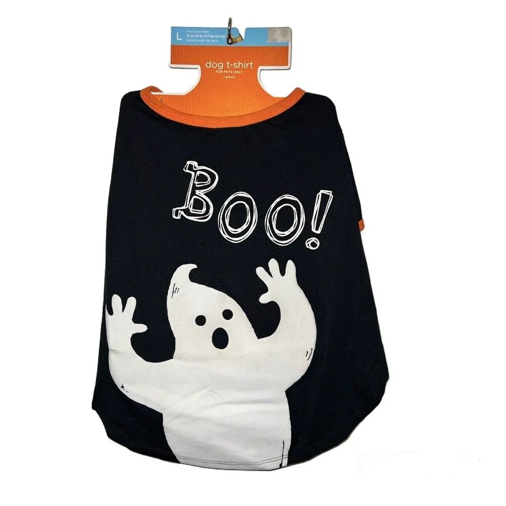 Target Boo Ghost Halloween Dog T-Shirt NEW 3 Sizes Available